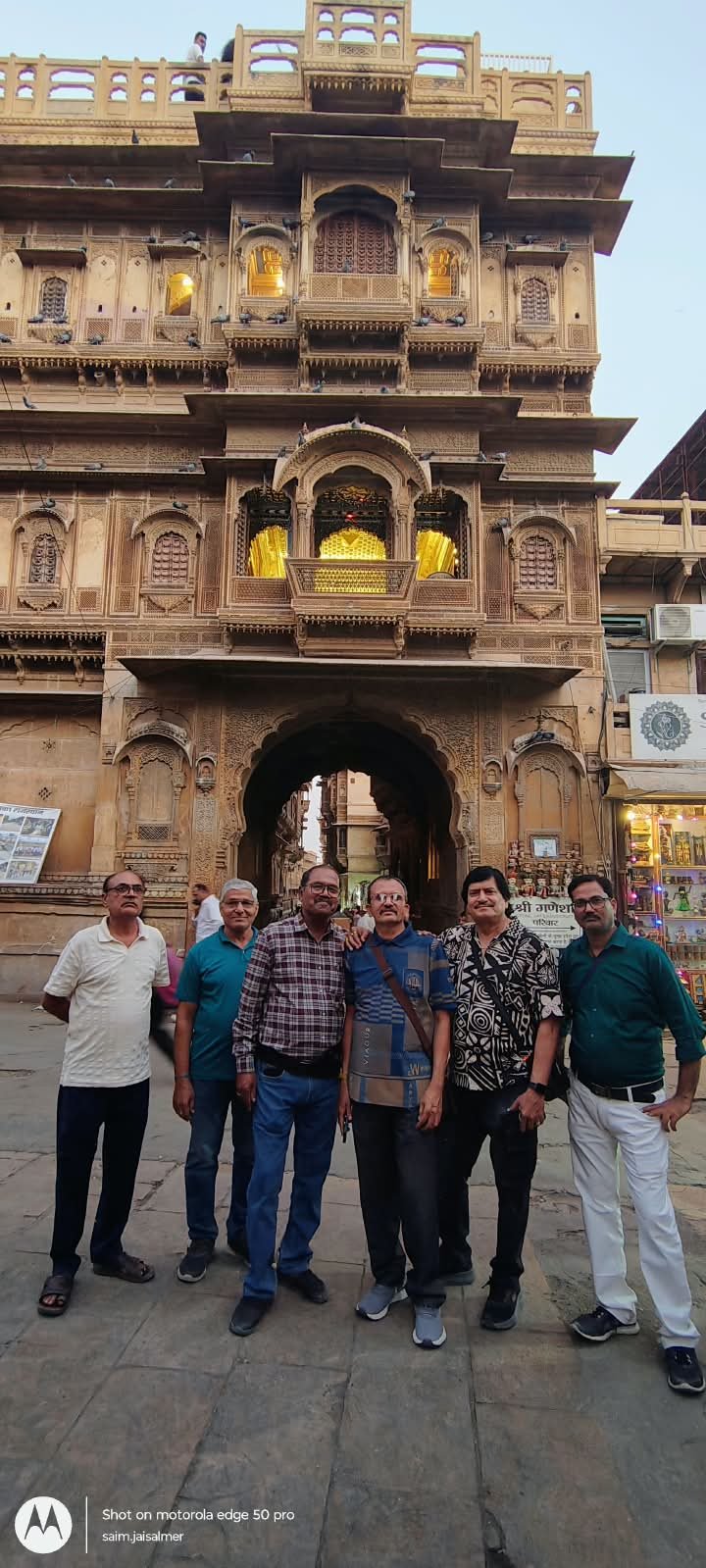 Group at Nathmal Haveli