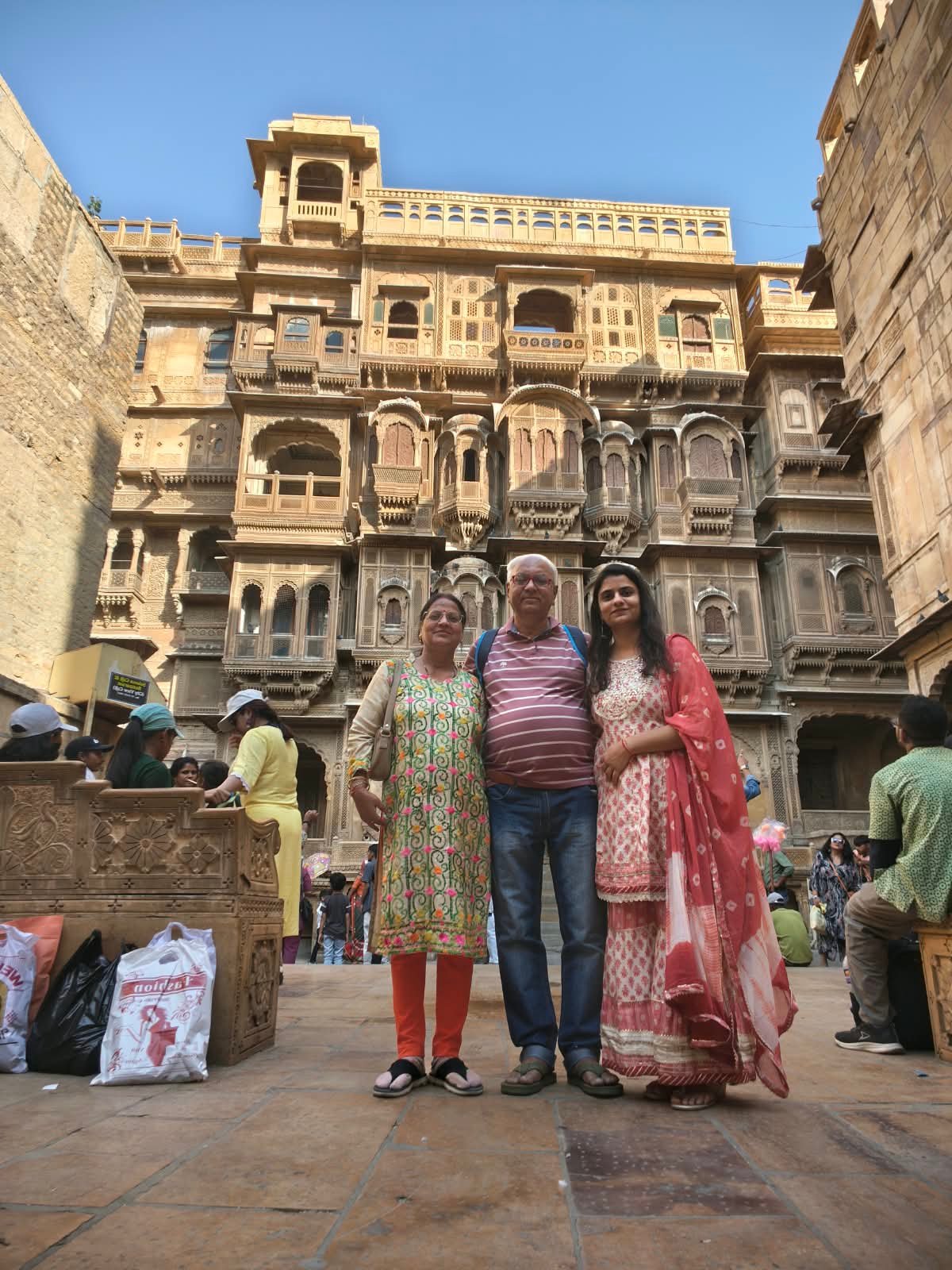 Couple at Patwa Haveli